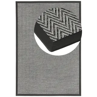 DEKOWE BasicS2 Fischgrat Outdoor-Teppich 120 x 170 cm Grau