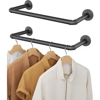 OROPY Kleiderstange Set 2er 49 cm Schwarz