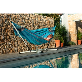 La Siesta Hängemattengestell, Metall, 145x120-140 cm, Gartenmöbel, Hängematten