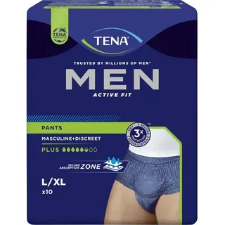 TENA Men Active Fit Pants Plus L/XL 10 St