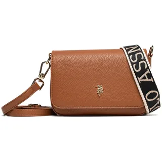 U.S. Polo Assn. Mansion Schultertasche Polyurethan Brown