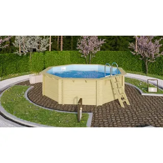 Holzpool Pool Schwimmbecken Modell 2A KDI 470x470cm +AKTION LAGERABVERKAUF+
