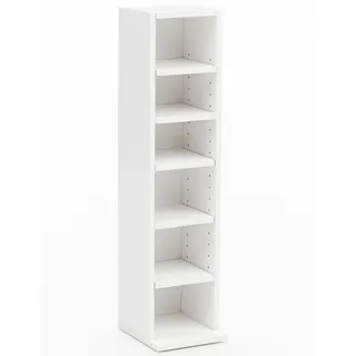 KADIMA DESIGN Wandregal 21 x 20 x 91 cm Weiß