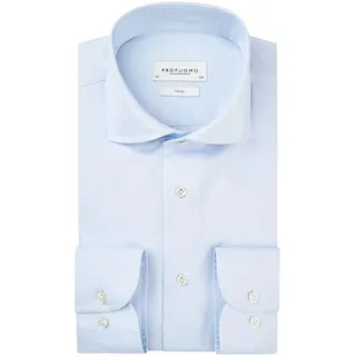 Profuomo Sky Blue Travel Hemd Blau - 42
