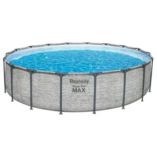 BESTWAY Steel Pro MAX Frame Pool 549 x 122 cm rund