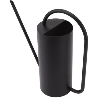 Gießkanne, Rostfrei, Tragbar, mit Langem Auslauf, Gießkanne für den Garten (Schwarz)