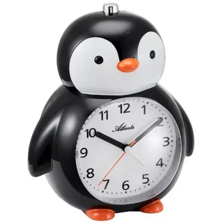 Atlanta 2165 Kinderwecker Pinguin schwarz/weiß