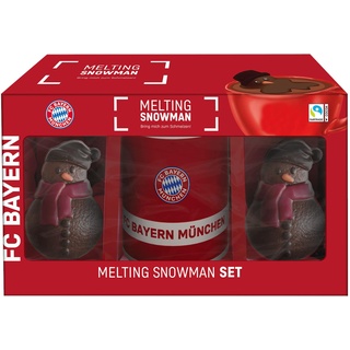 FC Bayern München Melting Snowman Tassen Set Rot