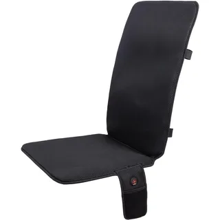 Thermrup Mobile Beheizbare Sitzauflage Sitzheizung Ferninfrarot Heizkissen – Akku- & Netzbetrieb, 3 Heizstufen, Ideal für Zuhause, Büro & Camping (40x110CM)