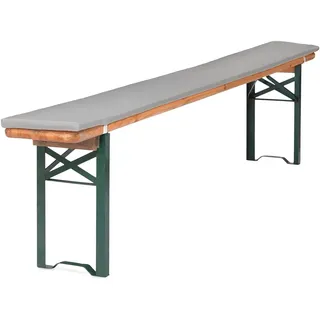 TexDeko Bierbankauflage 220 x 25 x 4 cm grau 1 St.