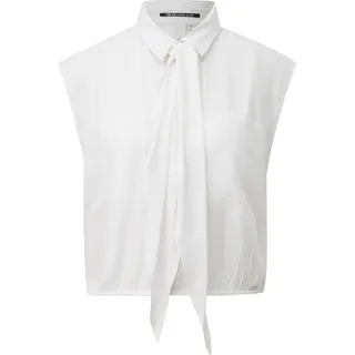 QS Blusentop Bluse Weiß L