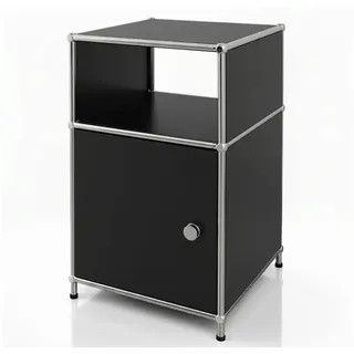 Floordirekt Metallregal ¦ schwarz ¦ Maße (cm): B: 40 H: 65