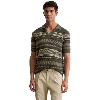 Marc O'Polo Strickpullover mit Struktur-Mix braun M (48)