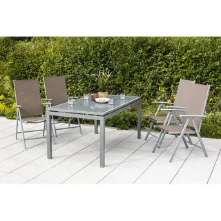 Merxx Amalfi Klappsessel 57 x 65 x 108 cm taupe