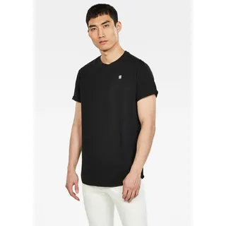 G-Star Lash Ribbed Kurzarm-T-Shirt Dark Black II M
