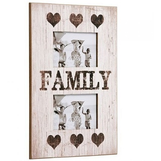 LebensWohnArt Bilderrahmen Multi Fotorahmen FAMILY / Bilderrahmen 10x15cm Hell
