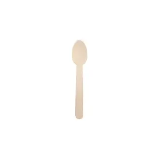 Greenbox Holzlöffel klein, Einwegbesteck, biobeschichtet, 14 cm DSE063361 , 1 Packung = 100 Stück