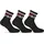 Socken 3er Pack Schwarz 39-42