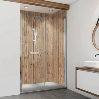 BREUER Duschrückwand Holzoptik Fichte 255 x 150 cm 9482553000204