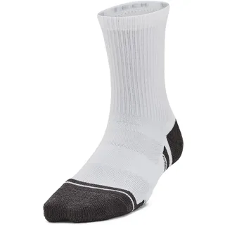Under Armour Perform Tech Crew Socken 3er Pack Weiß 36,5-42