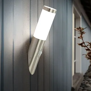 Wandleuchte Wandlampe Außen Terrassenlampe Hof Fackel Bewegungsmelder 1 flammig