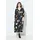 Maxi grafischer Druck Schwarz/Orange 62/64
