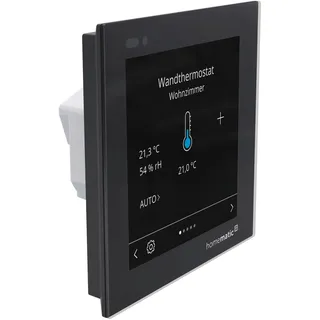 Homematic IP Glasdisplay - plus Smart-Home-Steuerelement Schwarz