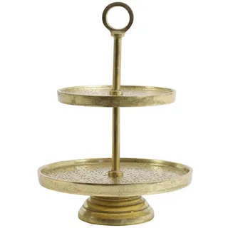 Light & Living Etagere, Gold, Metall, Rund, 37 cm, CE, Tischkultur & Servieren, Etageren