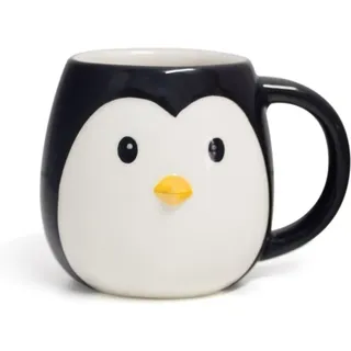 Pinguin-becher, Fassungsvermögen 400 Ml, Spülmaschinen- Und Mikrowellengeeignet, Keramik