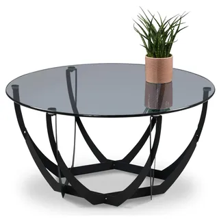 B2B Partner Maya 2 Glas Ø 80 x 40 cm Grau