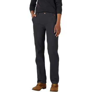 Dickies Damen Relaxed Straight Zimmermann-entenhose Arbeitshose, Schwarz abgespült, 44 - 44