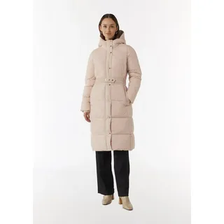 Comma Langmantel Steppmantel mit verdecktem Zwei-Wege-Reißverschluss beige 38