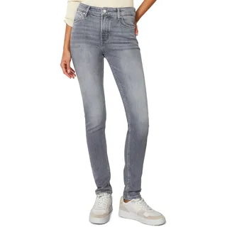 Slim-fit-Jeans MARC O'POLO DENIM Gr. 27, Länge 30, grau (multi, salt n pepper light grey) Damen Jeans Röhrenjeans