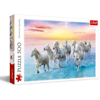 Trefl S.A. Weiße Pferde im Galopp 500 Teile