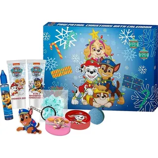 KTN Dr. Neuberger GmbH Adventskalender Paw Patrol Badekalender für Kinder blau