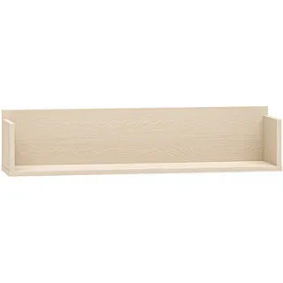 KONSIMO® Wandregal PUNGI Wandboard, hergestellt in der EU, Breite 90 cm, Wandmontage, ABS-Kanten 8 mm beige|braun