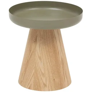 Atmosphera Créateur d'intérieur Beistelltisch Couchtisch mit einem Bein HERCYNA, Ø 40 cm (funktional) grün