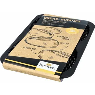 Birkmann Bread Buddies Brötchenblech Backblech Brötchenform Backform 20 x 30 cm