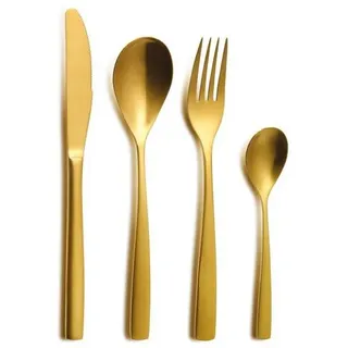 comas Besteck Set BCN Satin Gold 24tlg.