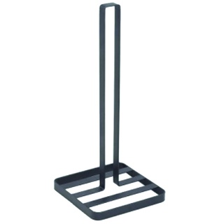 MSV Küchenrollenhalter Design Papierrollenhalter stehend, für die Küche, 14 x 14 x 32,5 cm, schwarz matt
