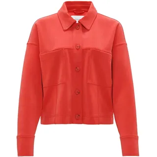 OPUS Damen Jacke | Kurzblazer JIPI Boxy Fit aus BCI Cotton Mix Sweet red, 42 - 42