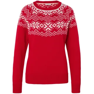 Tchibo - Norweger-Strickpullover - Damen - Gr. M - creme/jacquard