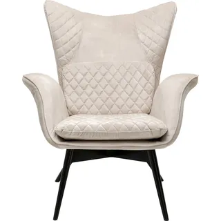 Sessel Tudor Velvet Creme