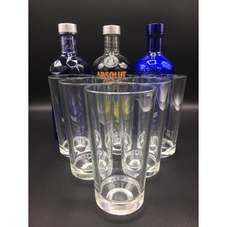 6 x Absolut Vodka - GRCIC - Design Longdrinkglas/ Gläser-Set/ 33cl