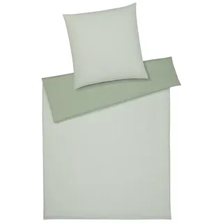 ELEGANTE Tender Flanell Tannengrün 135 x 200 cm + 80 x 80 cm
