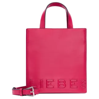 Shopper LIEBESKIND BERLIN "Paperbag S PAPER BAG LOGO CARTER" Gr. B/H/T: 23 cm x 25 cm x 11 cm, pink (lemonade pink) Damen Taschen Handtaschen Handtasche, große Zertifiziert nach LWG