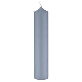 Kopschitz Kerzen Altarkerzen, Kaminkerzen Pacific Blue Blau Grau 400 x Ø 80 mm, 2 Stück, Kerzen mit Dornbohrung in RAL Kerzengüte Qualität