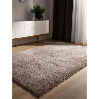 benuta Soho Hochflorteppich 240 x 340 cm Grau