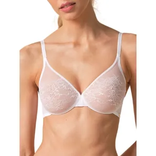 Gossard Damen Tanga Glossies Sheer Thong, Weiß, S - 36