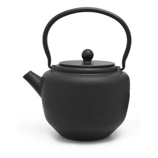 Bredemeijer Tee-Kanne Pucheng, Gusseisen, schwarz, 1,3 l